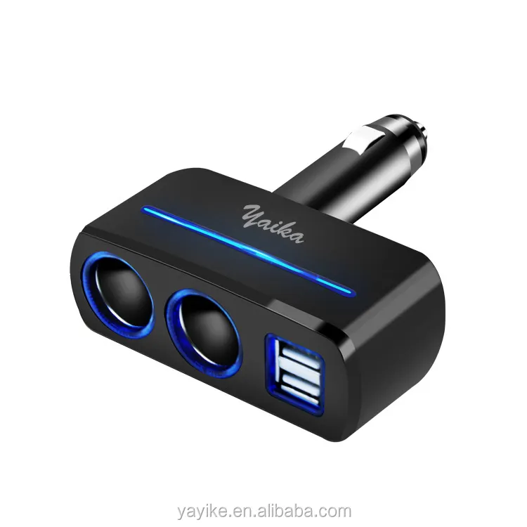 Оптовая продажа OEM 80 Вт 3,1 а быстрое автомобильное зарядное устройство с двумя USB-портами для прикуривателя мобильного телефона электронное автомобильное зарядное устройство для iPhone 11