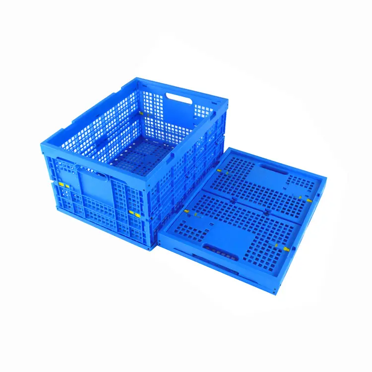 Best price plastic folding crate plastic folding box stackable plastic crates