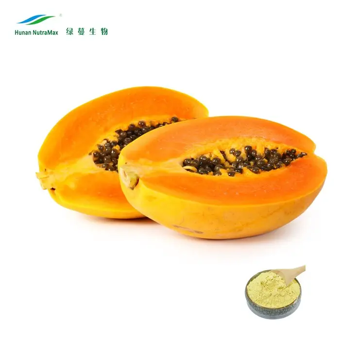 Estratto di foglie di Papaya naturale al 100% concentrato di succo di Papaya in polvere di foglie di Papaya