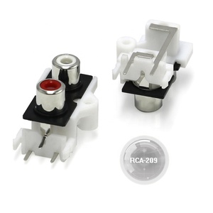 <strong>RCA</strong>-209 AV 3 Pin Socket Silver <strong>RCA</strong> Connector for DVD
