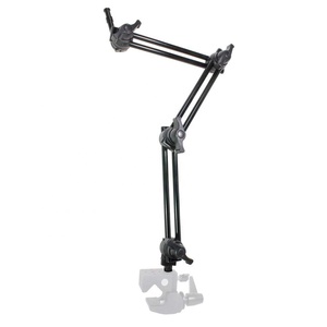3 bölüm çift mafsallı ayarlanabilir sihirli kol kamera yatağı braketi, 5/<span class=keywords><strong>8</strong></span> "damızlık ile 3/<span class=keywords><strong>8</strong></span>" vida konu delik
