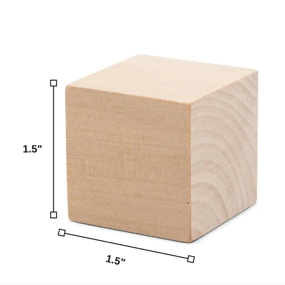 A buon mercato all'ingrosso piccolo cubo di legno