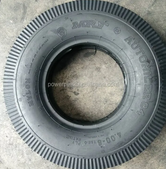 Neumaticos bajaj mrf 400-8 llantas mrf de 인도 400-8 타이어 오토바이 판매