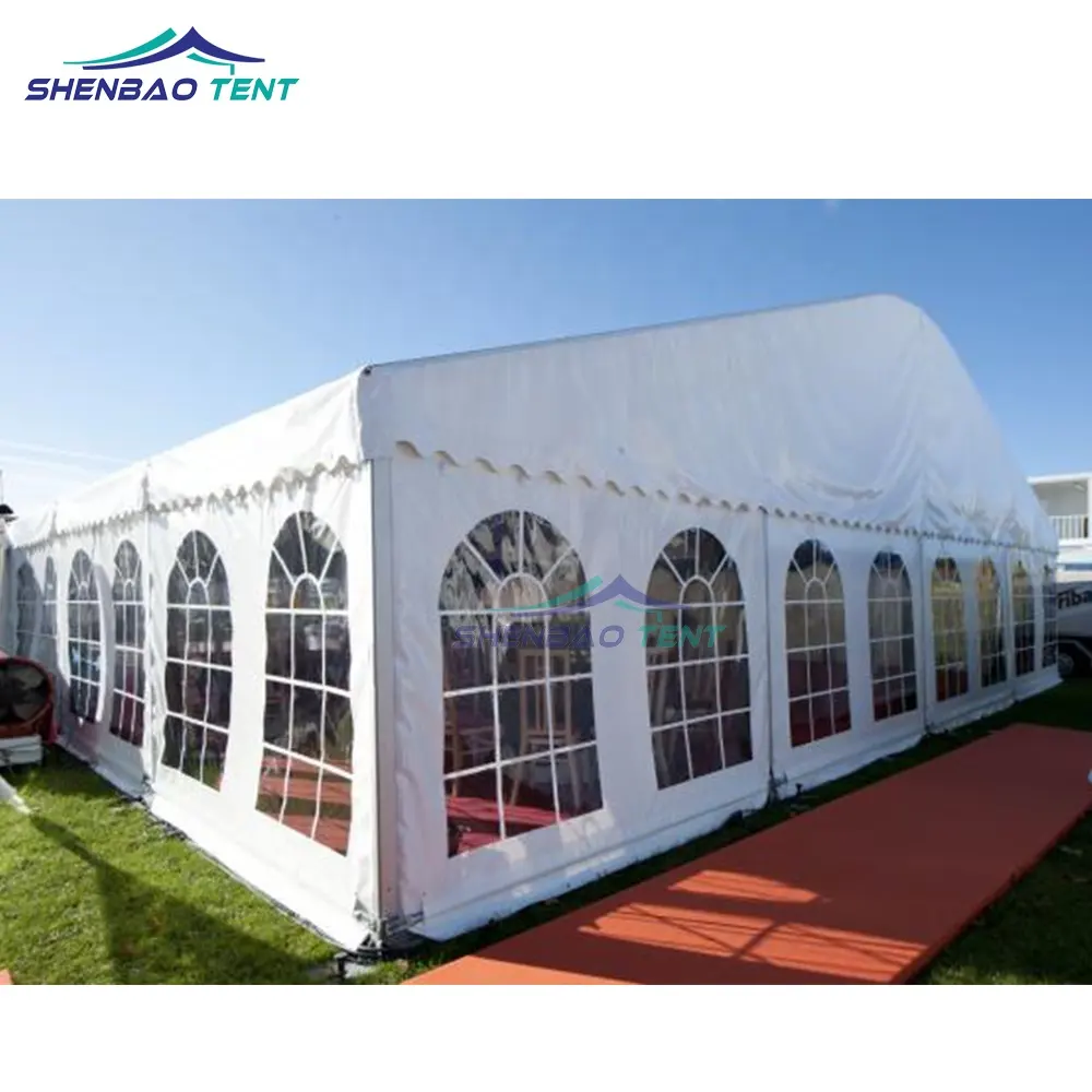 Outdoor party wedding trade show event arcum roof luxury waterproof tent widely used in banquet dinner reception