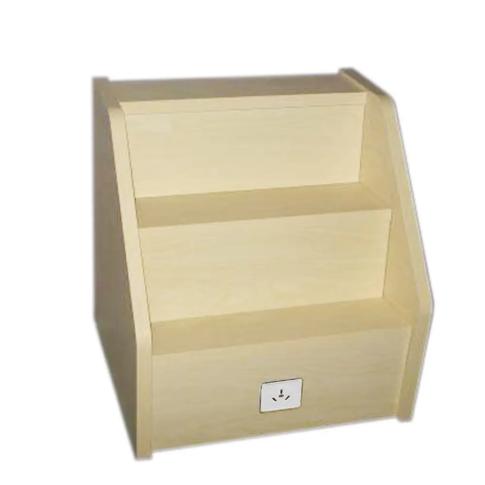 schakelbare houten toonbank display rack voor schoen