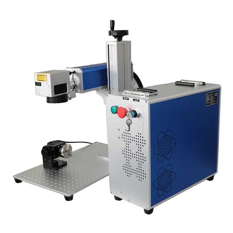 2D 3D CNC Laser Cutter, Laser Engraver Machine, Desktop Type Fiber Laser Marking Machine