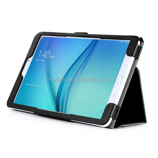 Flip Folio Houvast Leather stand Case kaartsleuf tablet case cover voor Samsung Galaxy Tab E 9.6 ''(T560)