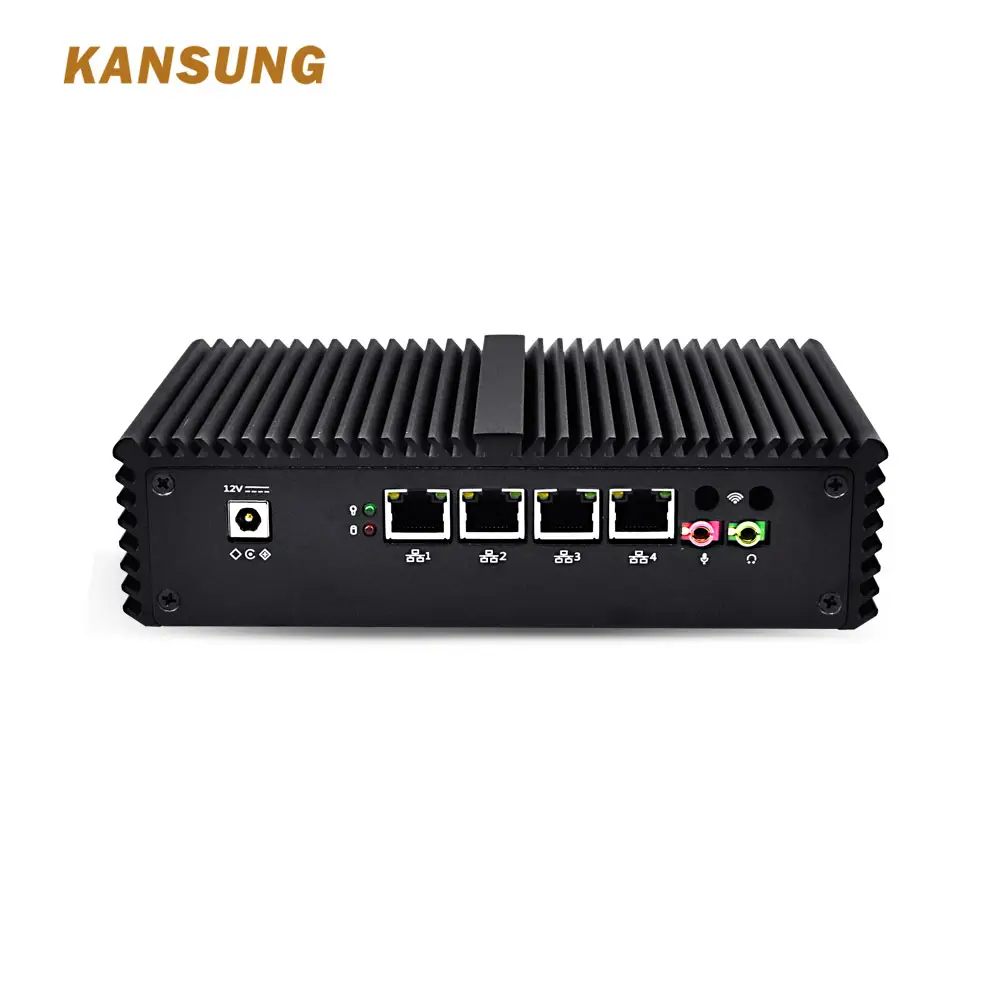 Kansung 4 Lan I3 4005U HD Serial Port Firewall Lüfter loser Aes-Ni Mini-PC