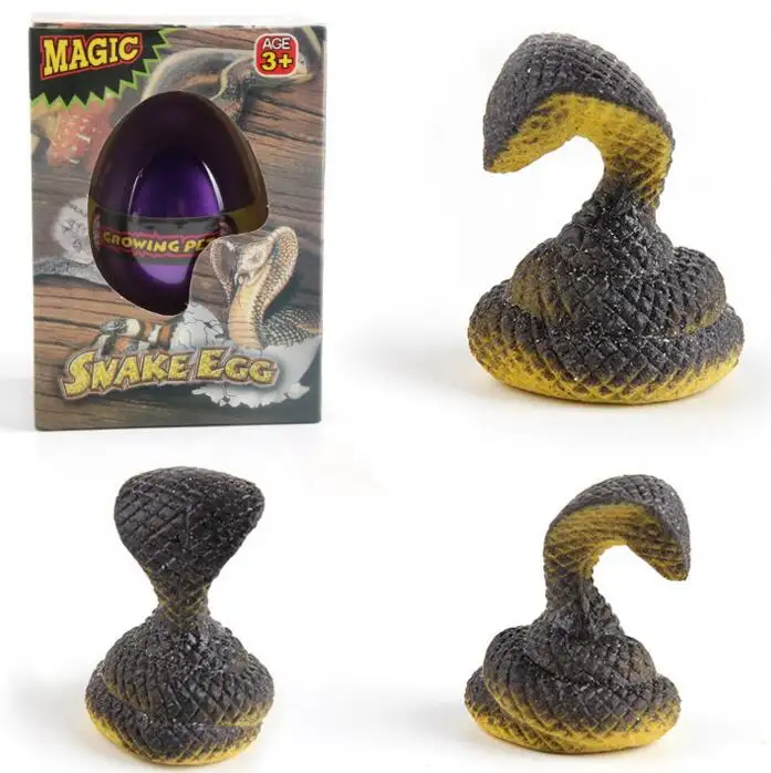 Huevo de cocodrilo y Lagartija de serpiente para mascotas, juguete educativo para el cultivo de agua