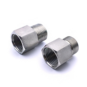 OEM Stainless Steel1/<strong>4</strong>&quot; <strong>Male</strong> to <strong>1</strong>/8&quot;NPT Female Hex Thread Bushing Pipe Connector Adapter