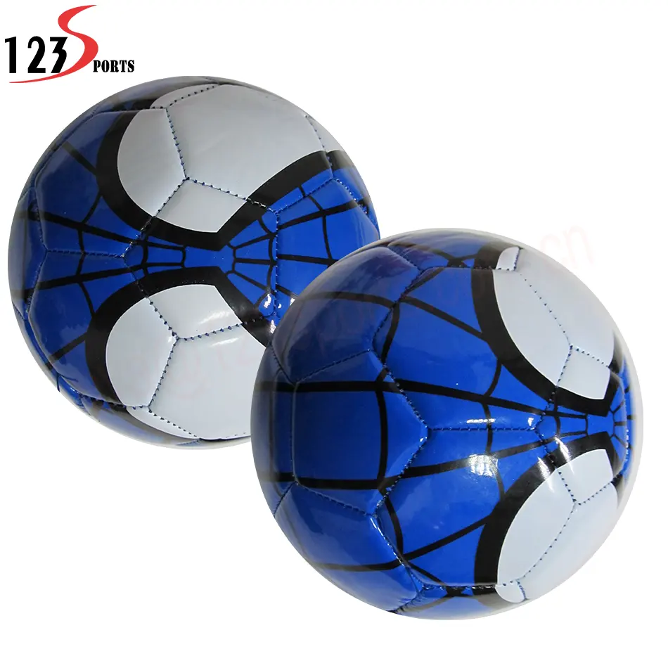 Pallone da calcio su ordinazione economico all'ingrosso gonfiabile di promozione del PVC Mini con il logo
