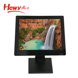 Monitor LCD de 15 pulgadas, monitor de computadora de escritorio de relación 4:3, monitor de pantalla táctil VGA USB - Product Image 2