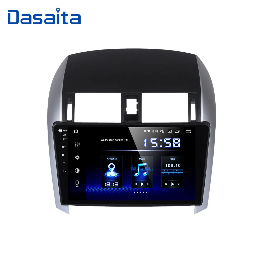 Dasaita 10.2 "IPS Android Carro 10 Rádio Estéreo para Toyota Corolla 2007 2008 2009 2010 2011 Navegador GPS din MAX6 2