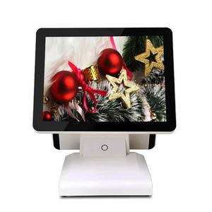 Carav POS 15 ''/12'' レストランPOSシステム用デュアルタッチスクリーンPOSターミナルオールインワンレジマシン