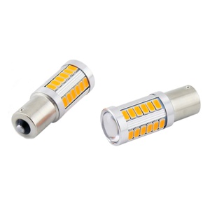1156 BAU15S PY21W 7507 arabalar için LED ampuller dönüş sinyal ışıkları Amber/turuncu aydınlatma beyaz kırmızı mavi 5630 33SMD - Product Image 4