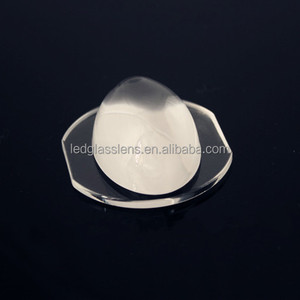 Led tùy chỉnh Glass freeform nửa-hình bầu dục hình elip hình dạng ống kính 50 mét - Product Image 5