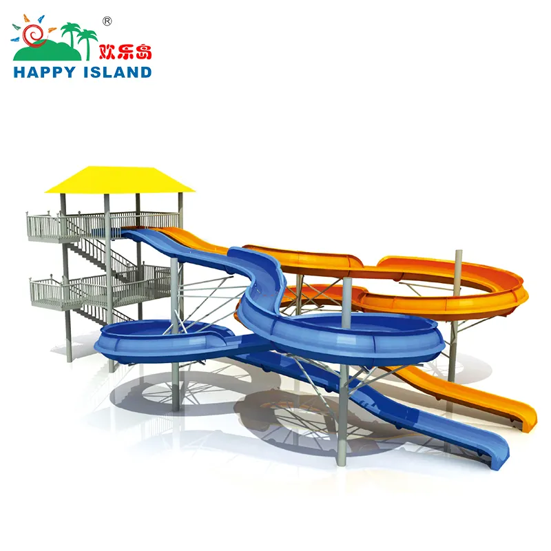 Almohadilla de salpicaduras para niños, equipo de parque de atracciones de agua móvil, toboganes, equipo de parque temático de agua, gran oferta de verano