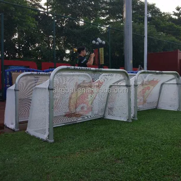 Di alta qualità pieghevole in alluminio porta da calcio mini obiettivo di calcio portatile