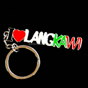 批发定制廉价新货Langkawi马来西亚旅游纪念品金属<span class=keywords><strong>oem</strong></span>服务钥匙扣