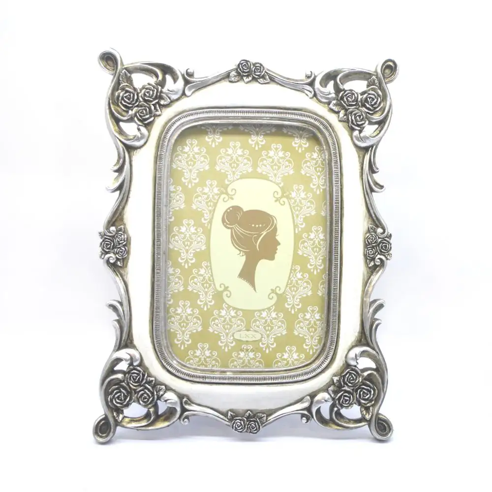 China wholesale black gold vintage resin wedding photo frames online