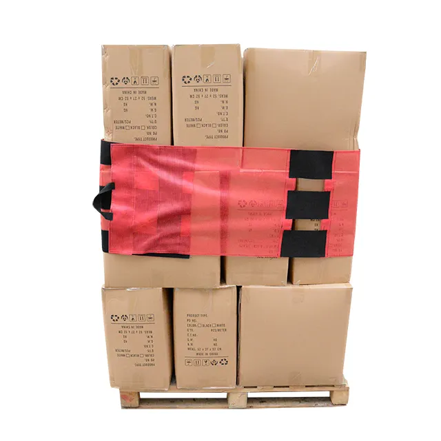 Hot Sale Red Reusable Pallet wrap Stretch Film With Hook Loop Straps