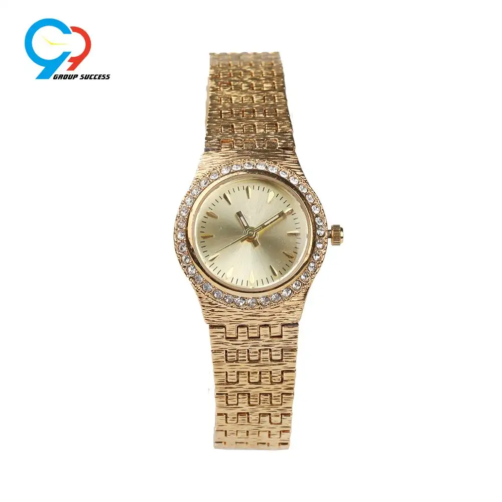 Shining gold all alloy ladies watches IPG jewelry wristwatch