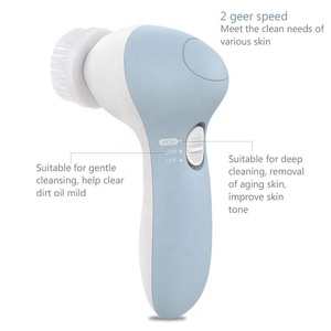 5 1でFacial Cleansing Brush Exfoliator Clean Skin SPA Cleaner Electric Cleansing System Kit Face Wash And Face Brush - Product Image 2