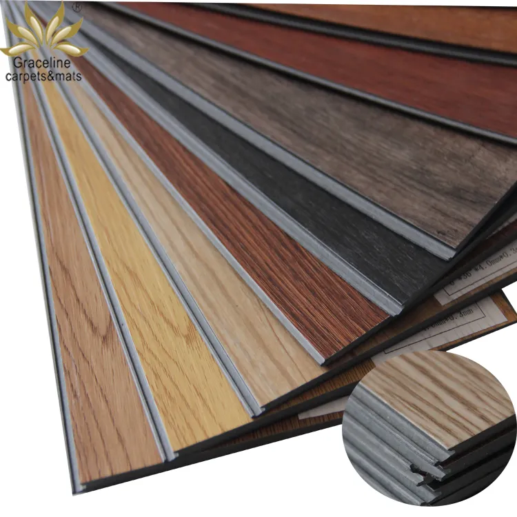 Waterproof pvc wood style Unilin Click LVT Flooring PVC Floor Tile spc Vinyl Flooring plank