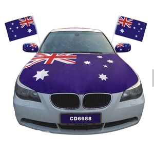 Hot Selling Factory Price Custom Car Bonnet <strong>Flag</strong> Engine Hood Cover for All Countries - Product Image 2