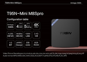 Ott tv <span class=keywords><strong>box</strong></span> <span class=keywords><strong>T95N</strong></span> S905X thông minh IPTV 2 gam 18 gam Kodi 17.6 full HD TV <span class=keywords><strong>BOX</strong></span> Quad core <span class=keywords><strong>set</strong></span> <span class=keywords><strong>top</strong></span> <span class=keywords><strong>box</strong></span> - Product Image 6