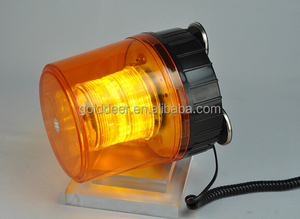 12v กระพริบ led รถบรรทุกพ่วงสีเหลืองอําพันกระพริบไฟ led beacon ขนาดใหญ่สําหรับยานพาหนะฉุกเฉินไฟ beacon สีแดงสําหรับรถบรรทุกแม่เหล็ก - Product Image 3