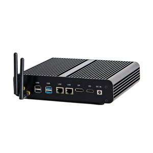 7th世代I7コンピュータデスクトップIntel Core i7-7560U 3.8GHzファンレスミニpc Dual Lan 4KプレーヤーIris HD 640 - Product Image 5