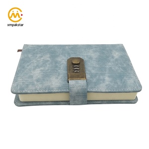 Personalizzata personalizzato DELL'UNITÀ di elaborazione di cuoio molle della copertura libro del diario del taccuino ufficiale con il codice di blocco - Product Image 2