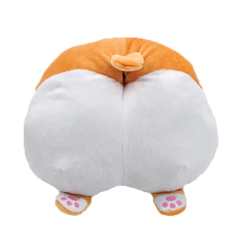 Wholesale fashion Corgi butt lift pillow soft promotional baby back support pillow