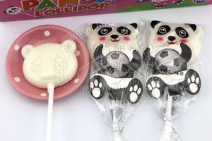 15克熊猫造型棒棒糖糖果