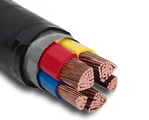Aislamiento de PVC de cobre 3x35 1x16 cable de alimentación de cable subterráneo bandejas de cables de alimentación