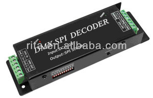 DMX- <strong>SPI</strong> Decoder,support 10 Kinds of Different Pixel IC,can Choose Your Required IC by the Dip Switch - Product Image 1