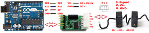 FEETECH SCPC-2 usb-schnittstelle Programmierung und RC Smart Control Servo (SCS15) und TTLinker