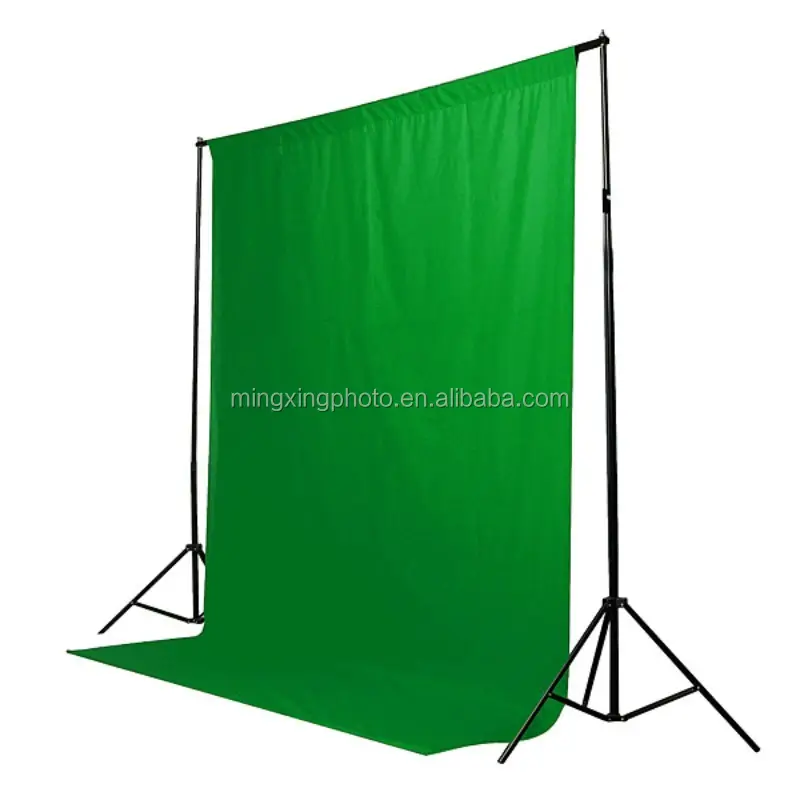 OEM chromakey green screen solid color muslin background for photography
