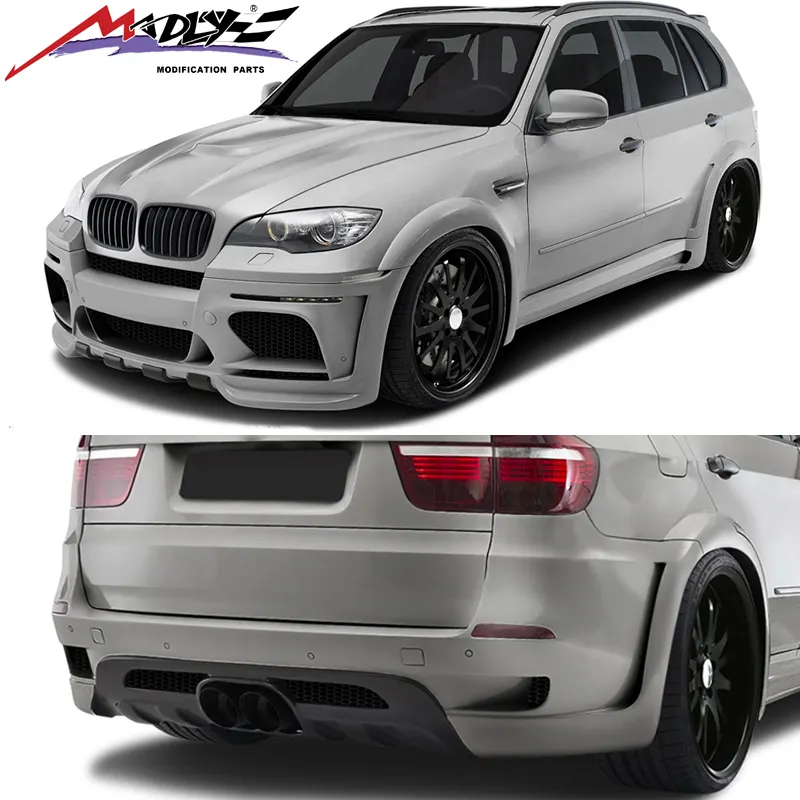 Madly Hiqh Kwaliteit Body Kit Voor Bmw X5 E70 Body Kit Stijl Hmy Midden Uitlaat