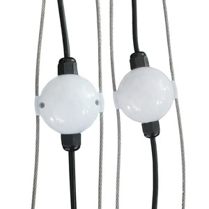IP67 0.96W Outdoor 50mm WS2811 UCS1903 Pixel indirizzabile RGB Led Ball Light per decorazioni natalizie