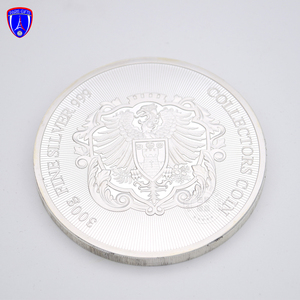 Russian Federation Custom Metal Challenge Coin <strong>Silver</strong> Plated and Souvenir Double Side Souvenir Coin with Boxes - Product Image 5