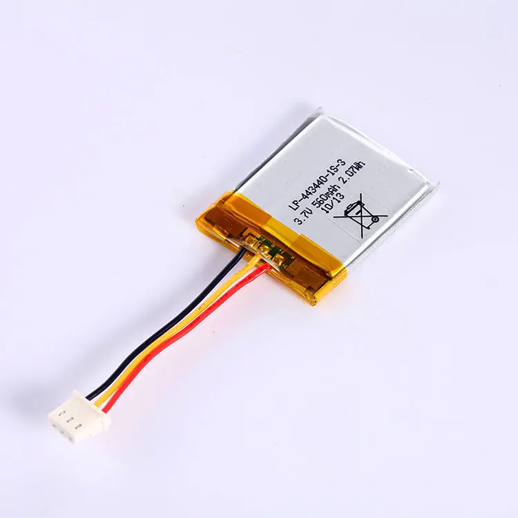 Nhà Sản Xuất Tỷ Lệ Xả Cao Lipo 3.7V 560MAh LP-443440 0.2C Lithium Ion Polymer Battery Pack