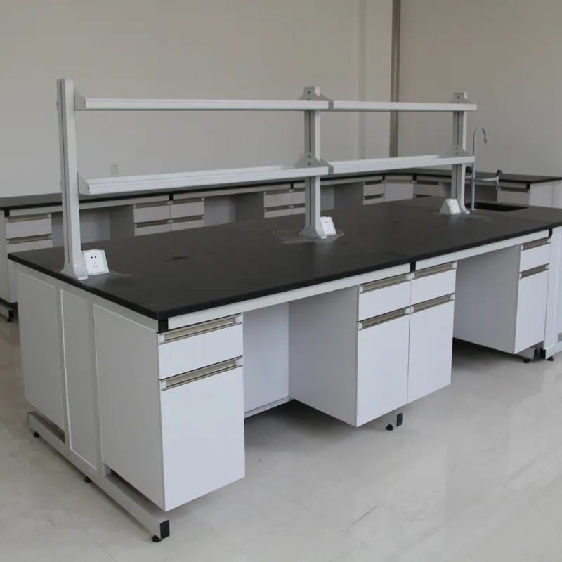 Équipement de laboratoire de chimie/meubles de laboratoire/banc de travail de laboratoire de structure de C-cadre