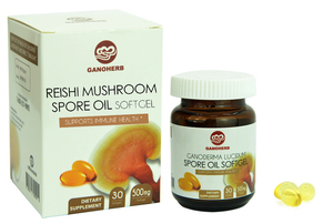 2017 ücretsiz örnek 100% organik saf anti kanser ganoderma lucidum reishi mantar private label ile spore yağ softgel - Product Image 3