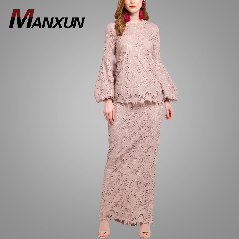 Baju Kebaya moderner Baju Kurung 2024 Mode elegantes Spitzendesign Abaya