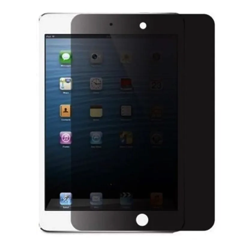 High Definition Privacy Screen Protector Compatible for iPad mini Anti-spy Hydrophobic Oil and Waterproof