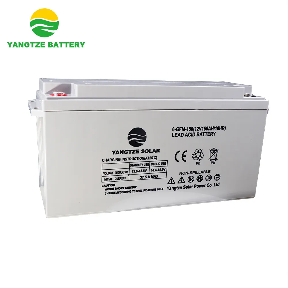 Yangtze solar trocken batterie 12v 150ah ups in indien preis