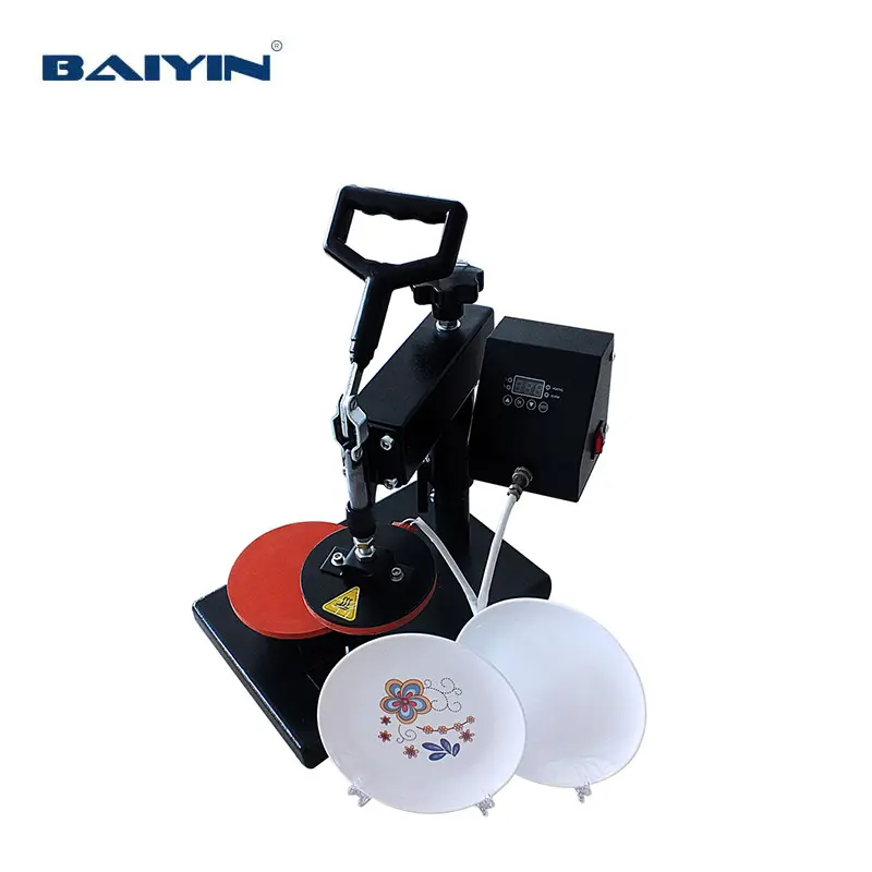 Guangzhou Plates Sublimation Transfer Heat Press Machine Digital Heat PressためMachine 8 Inch Plate 12.5センチメートルDiameter