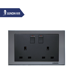 PMMAマテリアルスイッチソケット13A2ピンおよび3ピンマルチソケット5ピンウォールソケット - Product Image 6